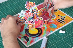 Design a pop up illustration