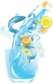 Draw Realistic Liquids in Vector Art