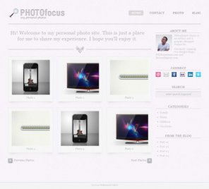Creating a Simple Photo Site in Photoshop (Part 1)
