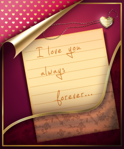 V day greeting e card