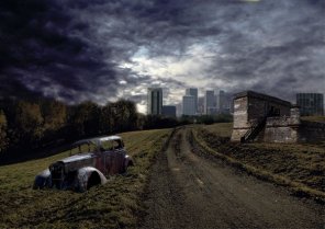 Urban Wasteland Photo Manipulation