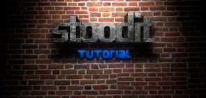 3D Text With Light Effects Tutorial