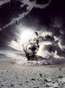 Design a Surreal Style Desert Human Stone Statue Manipulation in Photoshop