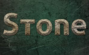 Stone Text Effect