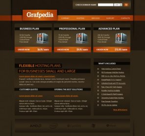 Design an Impressive Web Hosting Layout