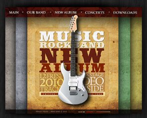 Round up of an Amazing Music Web Designs, Templates and Illustrations