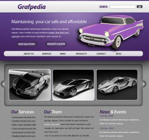 Design a Car Dealer Website Layout with Photoshop