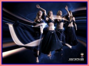 Energy Lines around a Dancer in Photoshop