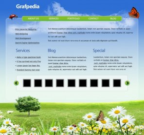Create a Nature Inspired Layout in Photoshop