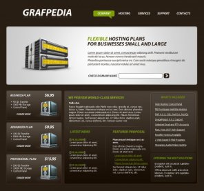 Create a Clean Hosting Layout