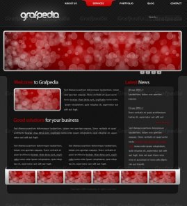 Design a Dark Business Layout