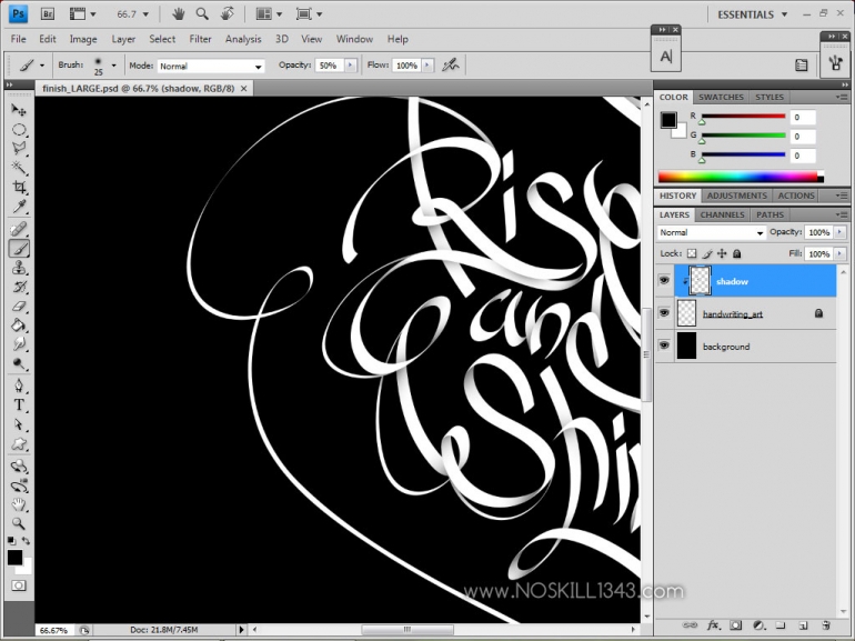 Calligraphy with Photoshop and Illustrator 12