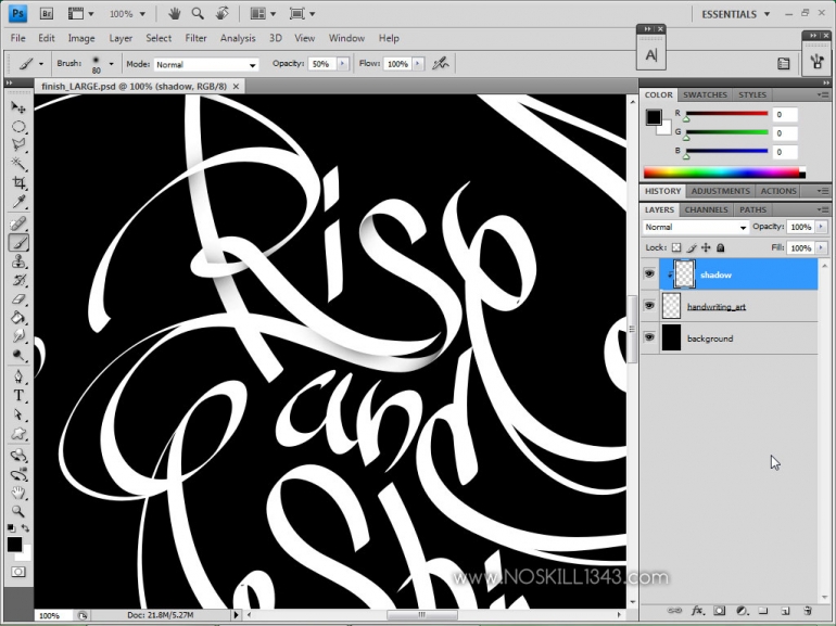 Calligraphy with Photoshop and Illustrator 11