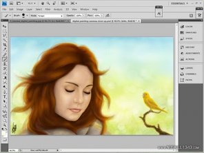 Photoshop Digital Painting Tutorial - "Melodic" [Part2]