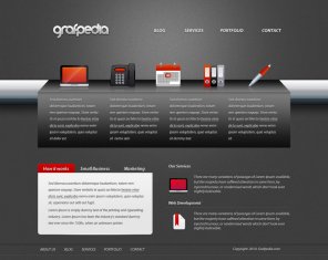 Design a Dark Portfolio Layout