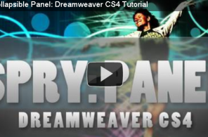 Spry collapsible panel dreamweaver