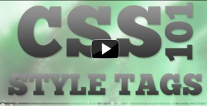 Basics of CSS Styling Tags (Video Tutorial)