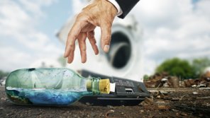 Surreal Oceanscape in a Bottle.