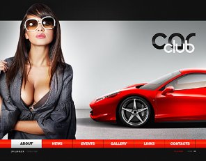 Round up of an Amazing Car Web Designs and Templates