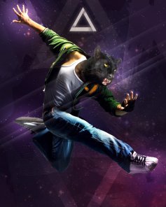 Design a Surreal Retro Futurism Scene