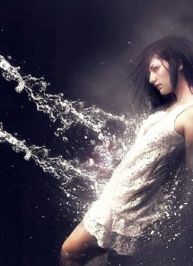 Create a Water Girl Photo Manipulation Mixing with Splatter Brushes in Photoshop