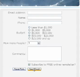 Build a Web Form in Dreamweaver