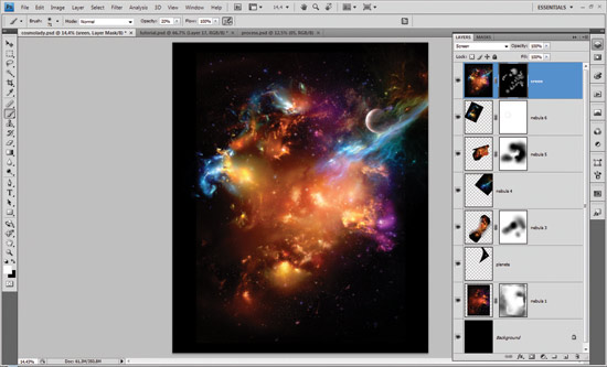 Expression space. Expression space