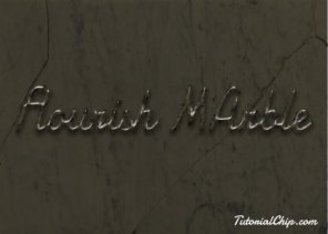 Create Flourish Marble Text Effect in Photoshop