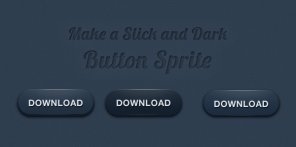 Make a Slick and Dark Button Sprite