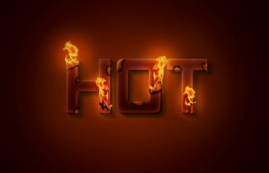 Create an Unique Burning Text Effect