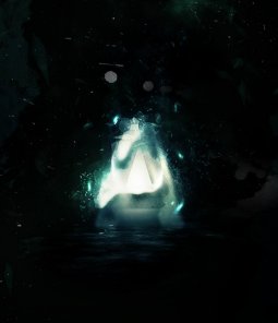 Design a shattered crystal text with great lighting effect in photoshop