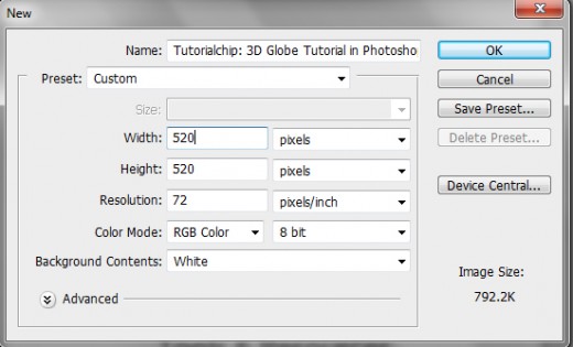 Creating a 3D Globe in Photoshop CS3 1