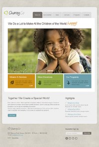 Cute Showcase of Charity Websites and Templates