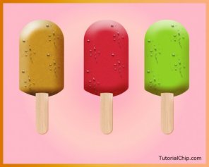 How to create an ice cream in photoshop