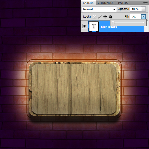 Create a beautiful sign board in photoshop 31