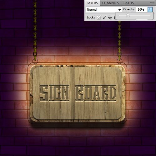 Create a beautiful sign board in photoshop 51