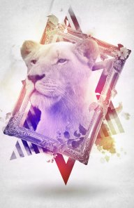 Create a Colorful Out of Frame Animal Composition