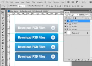How to Create a Slick Blue Button in Photoshop