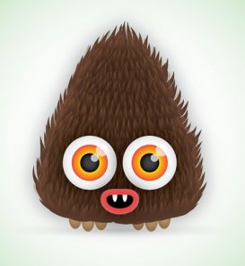 How To Create a Cute Hairy Vector Monster Character