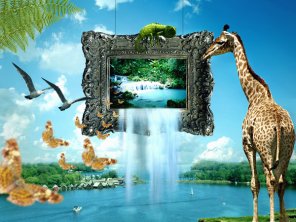 Design a Scenic Out of Frame Photo Manipulation