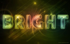 Bright Retro Text Effect