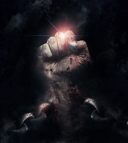 Create a Chained Arm with Blood Stain Effect in Photoshop