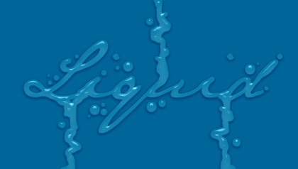 Photoshop CS5 Water Text Effect Tutorial 1