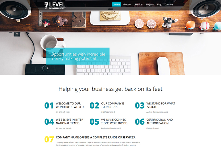 10 Fresh &amp;amp; Awesome Business Templates 6