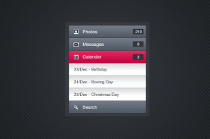 Iphone Inspired Menu/Navigation