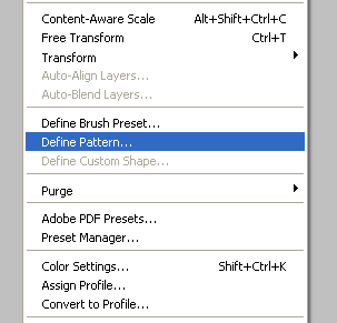 How to Create Custom Pattern in Photoshop 2