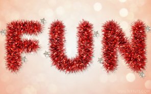 Bright Tinsel Text Effect