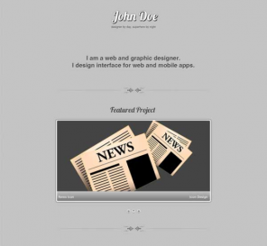Design a One Page Portfolio Site in Photoshop