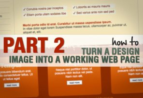 Part 2: How to Turn a Design Image Into a Working Web Page