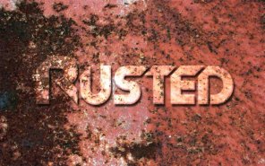 Create a Grungy Rusted Metal Text Effect in Photoshop